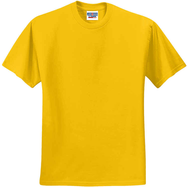 Men's 50/50 Cotton/Polyester T-Shirts Jerzees 29M