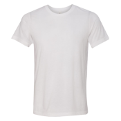 Solid-White-Triblend