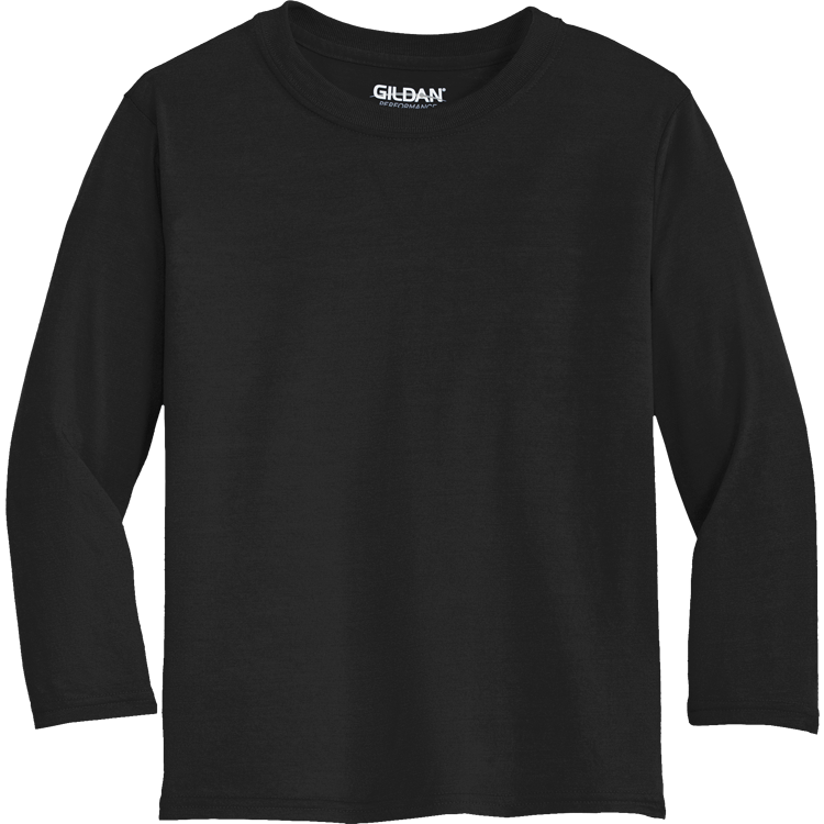 Boy's 100% Polyester Long Sleeves Gildan 42400B Boy's 100% Polyester Long Sleeves Gildan 42400B