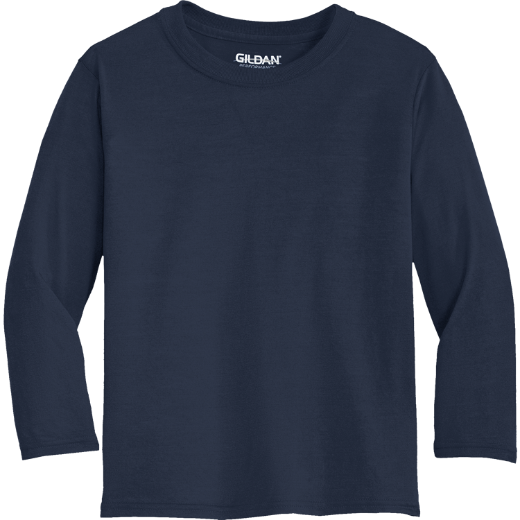 Boy's 100% Polyester Long Sleeves Gildan 42400B