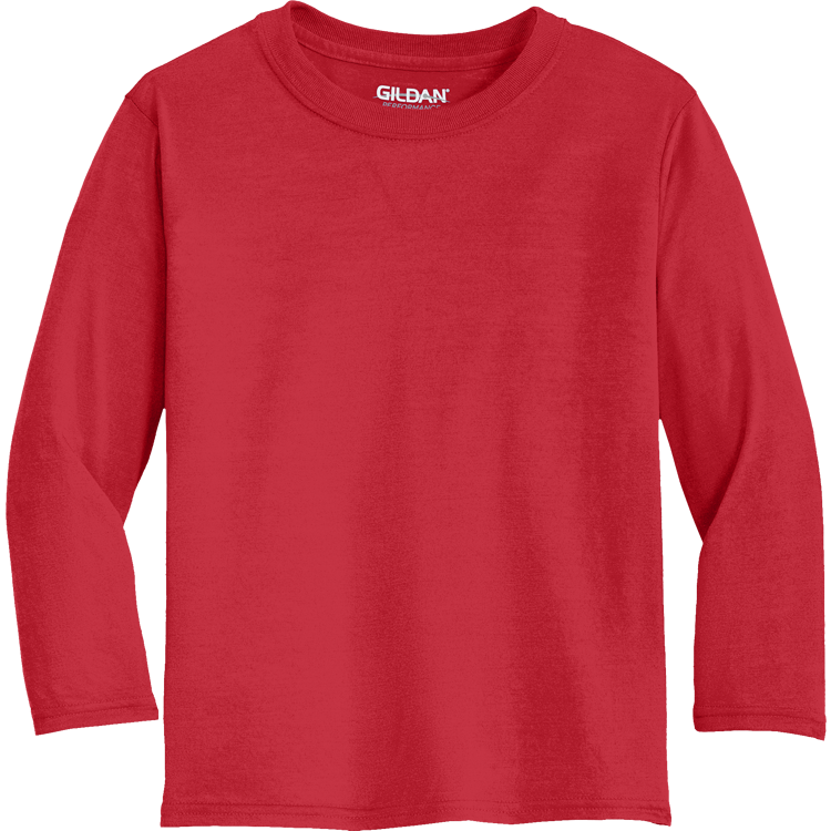Boy's 100% Polyester Long Sleeves Gildan 42400B Boy's 100% Polyester Long Sleeves Gildan 42400B