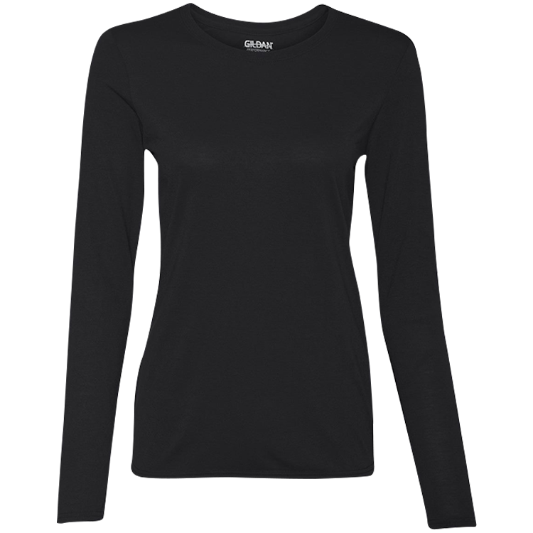 Women's 100% Polyester Long Sleeves Gildan 42400L Women's 100% Polyester Long Sleeves Gildan 42400L