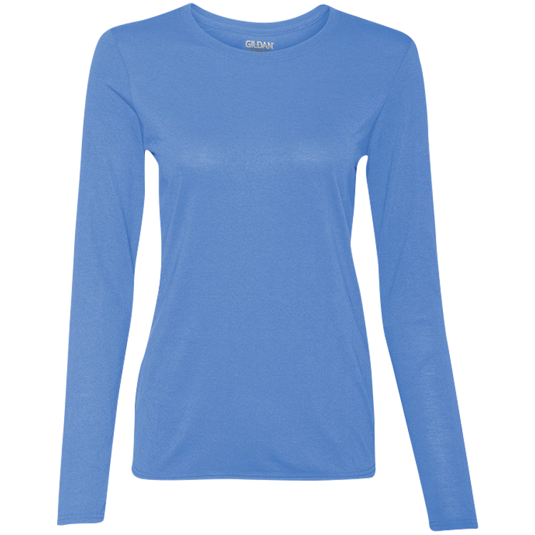 Women's 100% Polyester Long Sleeves Gildan 42400L