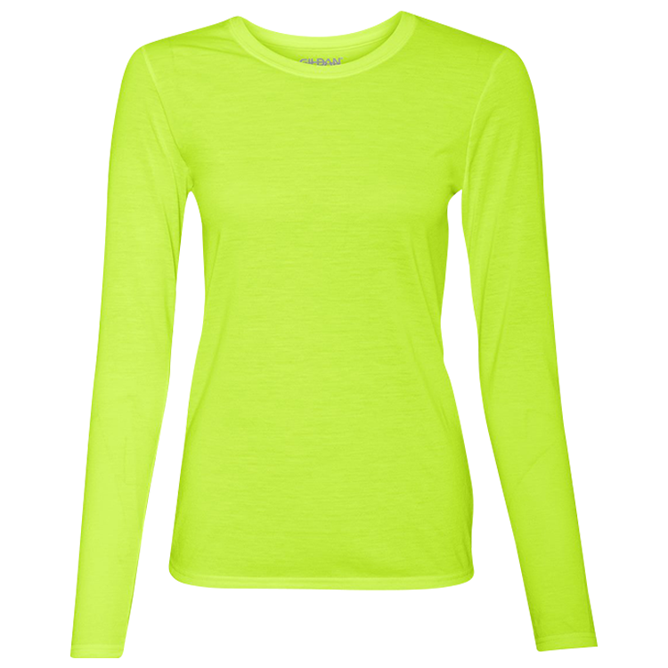 Women's 100% Polyester Long Sleeves Gildan 42400L Women's 100% Polyester Long Sleeves Gildan 42400L