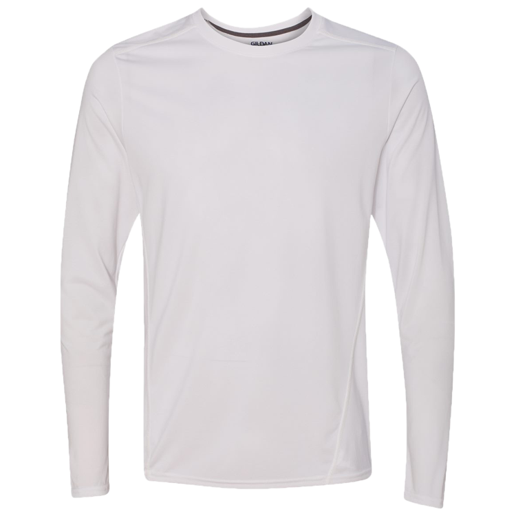 Mens 100% Polyester Long Sleeves Performance Longsleeves