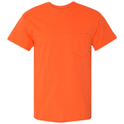Mens 100% Cotton T-shirts Pocket T-shirts