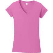 Women's 100% Cotton T-Shirts Gildan 64V00L Women's 100% Cotton T-Shirts Gildan 64V00L
