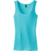Junior's 100% Cotton Tank Tops District Threads DT235 Junior's 100% Cotton Tank Tops District Threads DT235