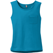 Junior's 100% Cotton Tank Tops District Threads DT4301 Junior's 100% Cotton Tank Tops District Threads DT4301