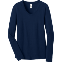 DISCONTINUED Junior's 100% Cotton Long Sleeves District Threads DT5201 DISCONTINUED