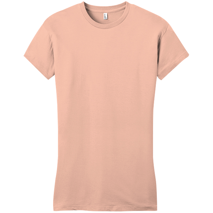 Shirt Clipart Neon Pink - Peach T Shirt Front And Back Plain Peach T Shirt  Front Png,Black Tee Shirt Png - free transparent png images 