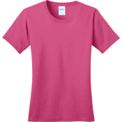 Women's 100% Cotton T-Shirts Port And Company LPC150 Women's 100% Cotton T-Shirts Port And Company LPC150