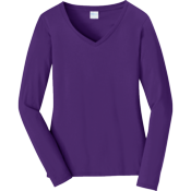 Women's 100% Cotton Long Sleeves Port And Company LPC450VLS Women's 100% Cotton Long Sleeves Port And Company LPC450VLS