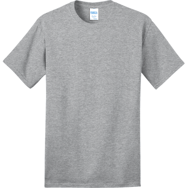 Adult 100% Cotton T-Shirts Port And Company PC150