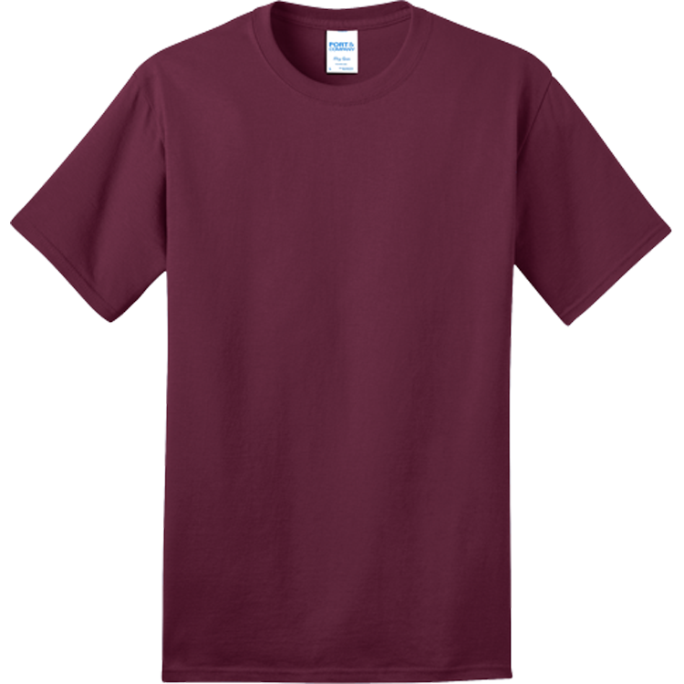 Adult 100% Cotton T-Shirts Port And Company PC150