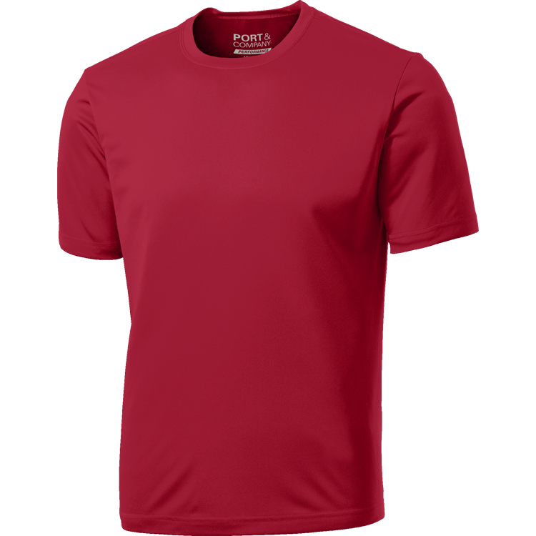 Unisex 100% Polyester T-Shirts Port And Company PC380