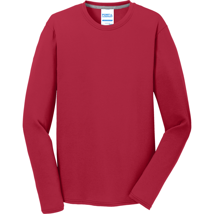 Adult 100% Polyester Long Sleeves Port And Company PC381LS Adult 100% Polyester Long Sleeves Port And Company PC381LS