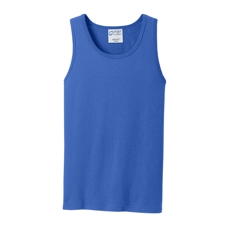 Men's 100% Cotton Tank Tops Port And Company PC54TT