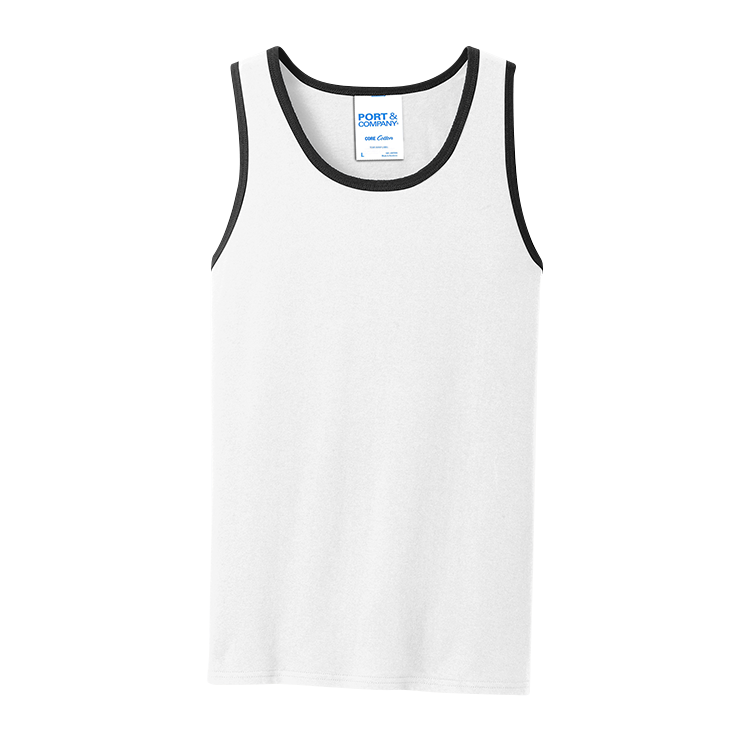 Men's 100% Cotton Tank Tops Port And Company PC54TT Men's 100% Cotton Tank Tops Port And Company PC54TT