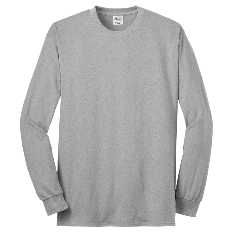 Men's 50/50 Cotton/Polyester Long Sleeves Port And Company PC55LST Men's 50/50 Cotton/Polyester Long Sleeves Port And Company PC55LST