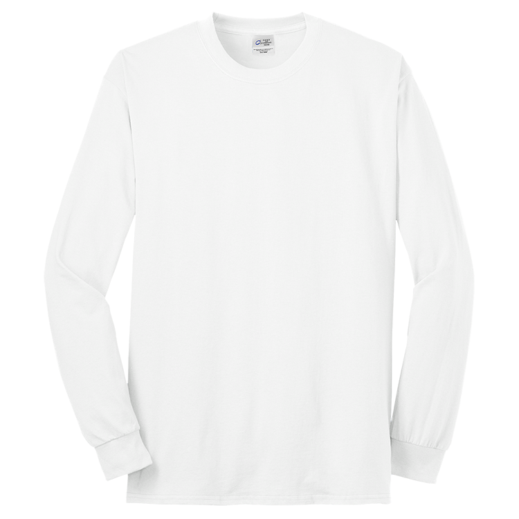 Men's 50/50 Cotton/Polyester Long Sleeves Port And Company PC55LST