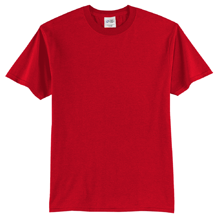 Port & Company Men's Tall Pocket T-Shirt - 5.5 Oz 50/50 Cotton/Poly Blend, Athletic Heather, Size 4XLT - View #7