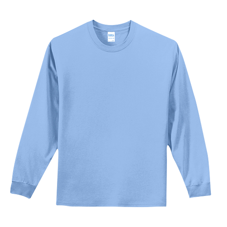 Men's 100% Soft Spun Cotton Pocket Longeleeve Port & Company PC61LSPT
