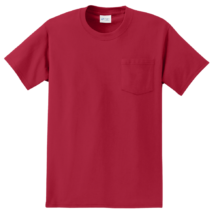 Port & Company Men's Essential T-Shirt (PC61) – Heavyweight 6.1 Oz Cotton Tee, Ash Color - View #9