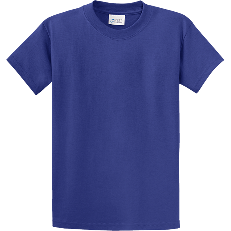 Port & Company Tall Essential T-Shirt - 100% Cotton, Heavyweight, Navy, PC61T (Men's & Women's Basic Tee) - View #12