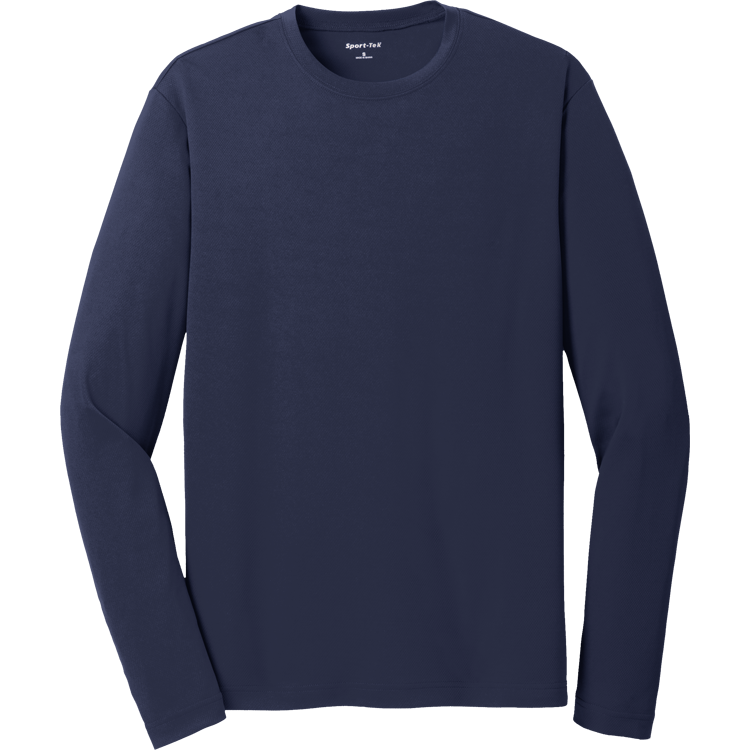 Men's 100% Polyester Long Sleeves Sport-Tek ST340LS Men's 100% Polyester Long Sleeves Sport-Tek ST340LS