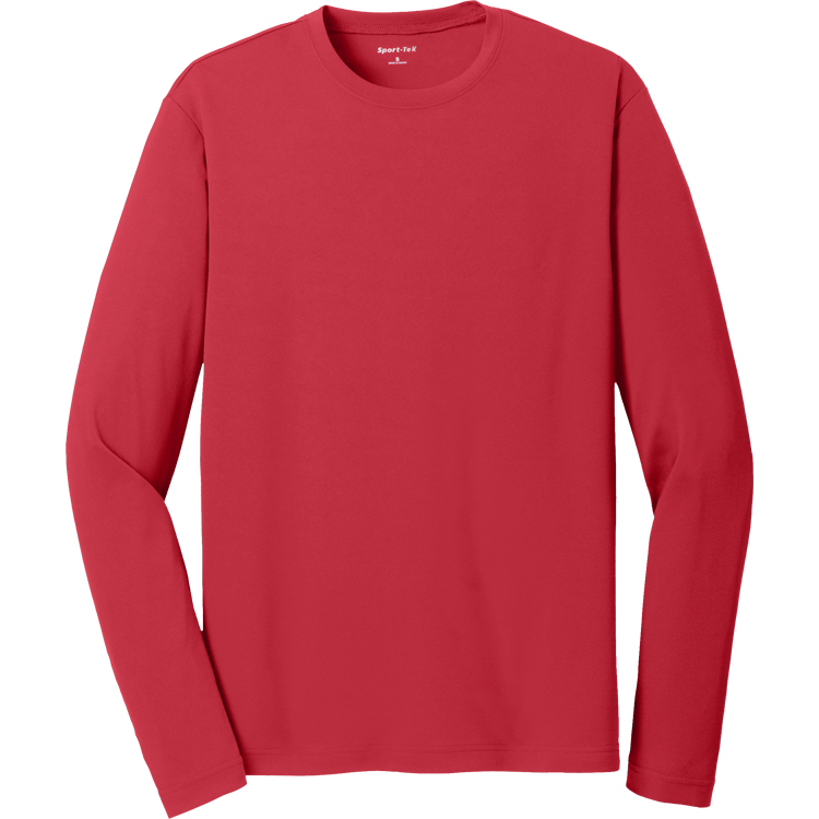 Men's 100% Polyester Long Sleeves Sport-Tek ST340LS Men's 100% Polyester Long Sleeves Sport-Tek ST340LS
