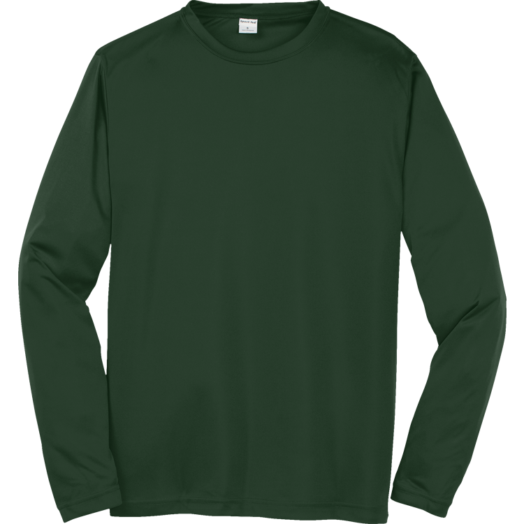 Men's 100% Polyester Long Sleeves Sport-Tek ST350LS