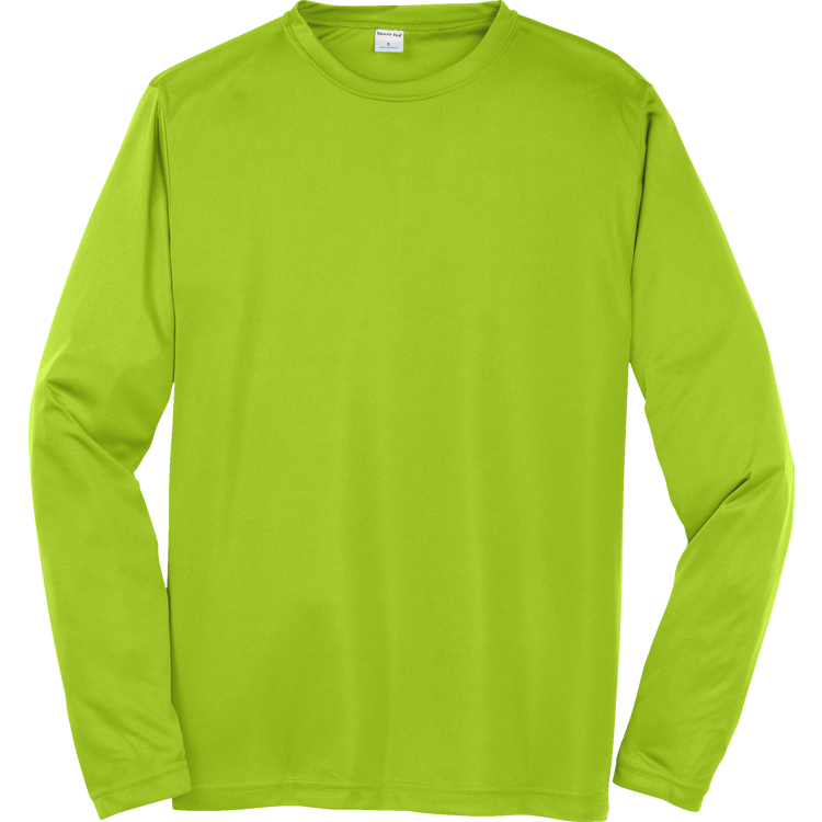 Men's 100% Polyester Long Sleeves Sport-Tek ST350LS Men's 100% Polyester Long Sleeves Sport-Tek ST350LS