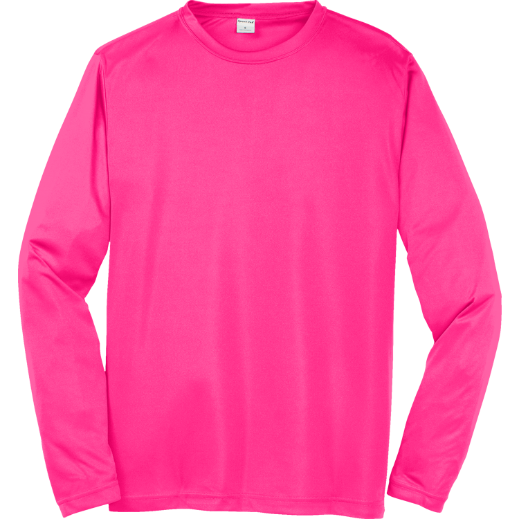 Men's 100% Polyester Long Sleeves Sport-Tek ST350LS Men's 100% Polyester Long Sleeves Sport-Tek ST350LS