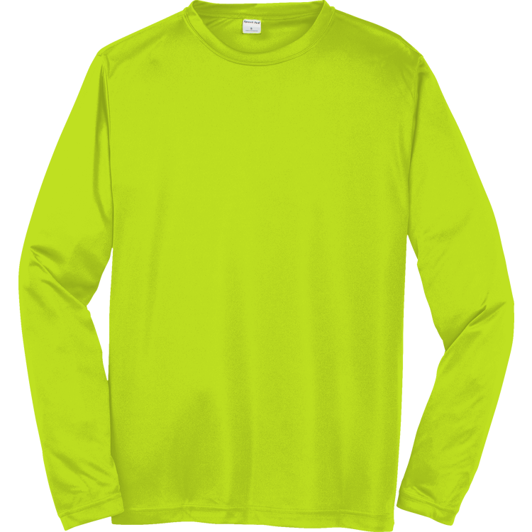 Men's 100% Polyester Long Sleeves Sport-Tek ST350LS
