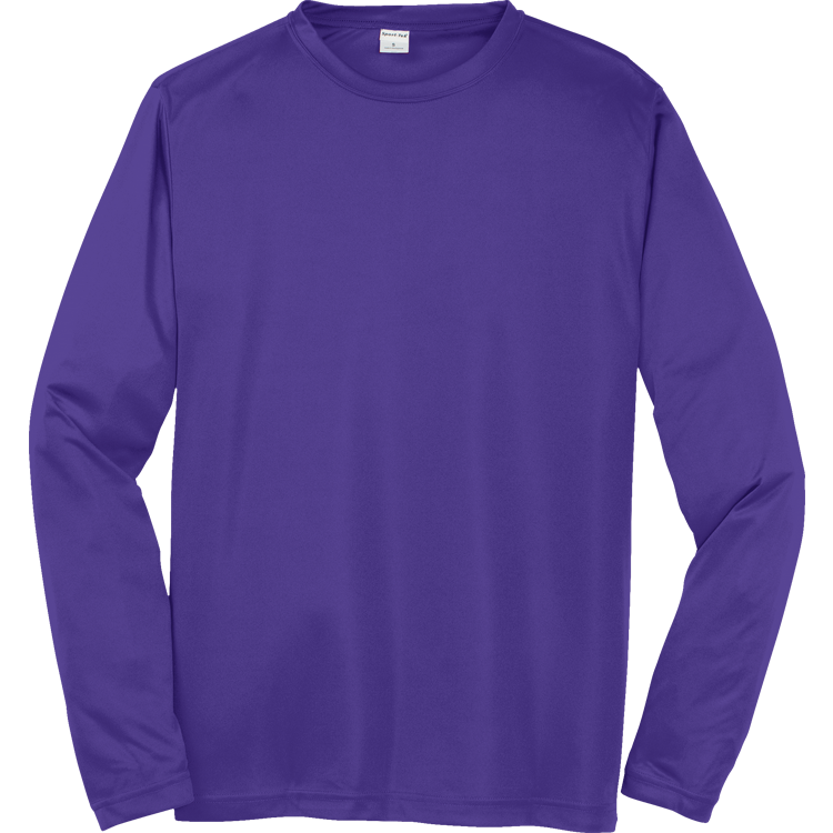 Men's 100% Polyester Long Sleeves Sport-Tek ST350LS Men's 100% Polyester Long Sleeves Sport-Tek ST350LS