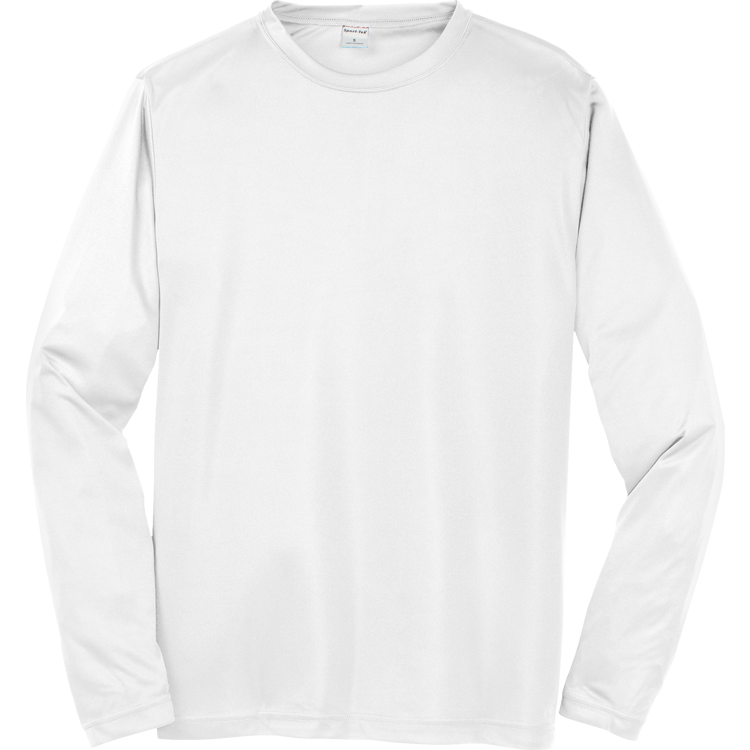 Men's 100% Polyester Long Sleeves Sport-Tek ST350LS