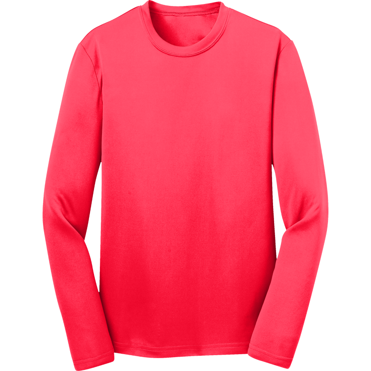 Boy's 100% Polyester Long Sleeves Sport-Tek YST350LS Boy's 100% Polyester Long Sleeves Sport-Tek YST350LS