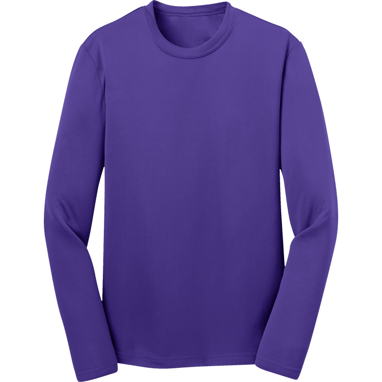 Boy's 100% Polyester Long Sleeves Sport-Tek YST350LS Boy's 100% Polyester Long Sleeves Sport-Tek YST350LS