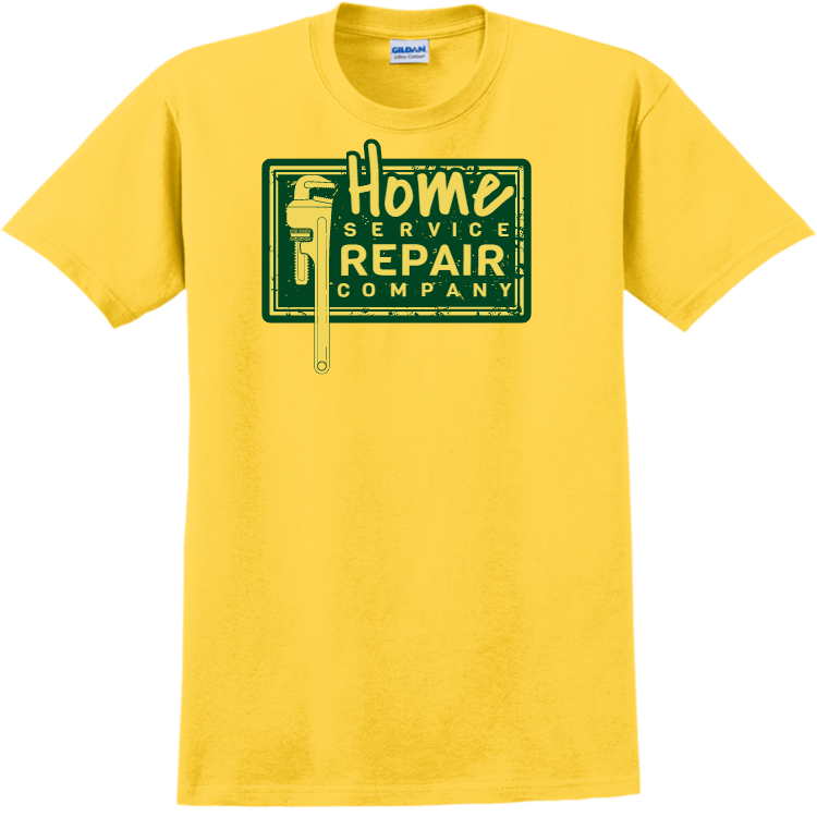 Home Service Repair Company Construction T shirts