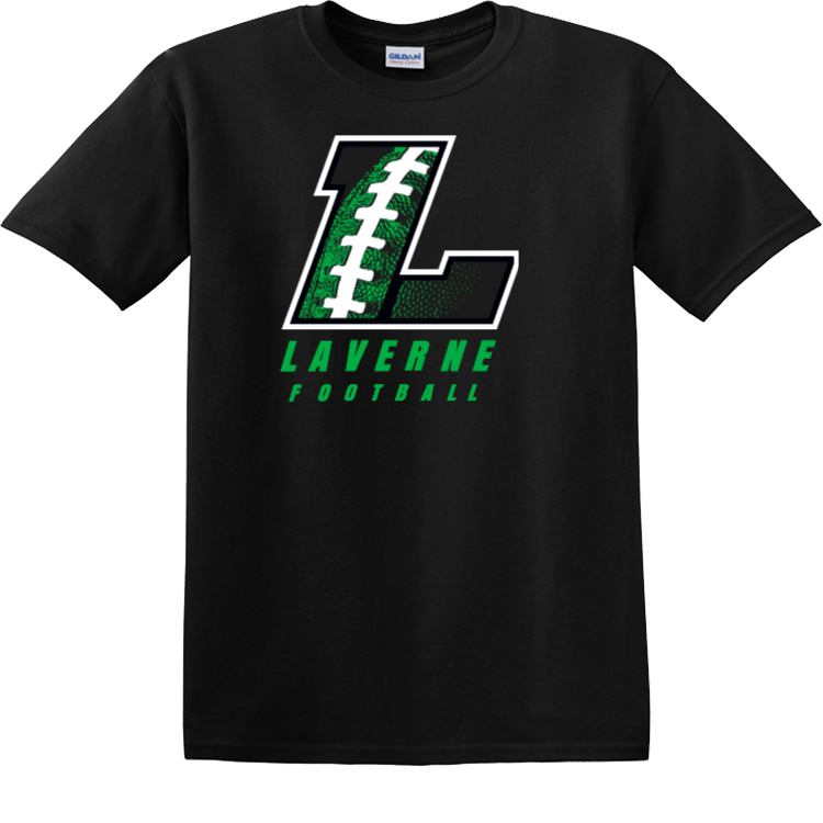LaverneFootballTShirtsMen's 100 Cotton TShirts Gildan 5000
