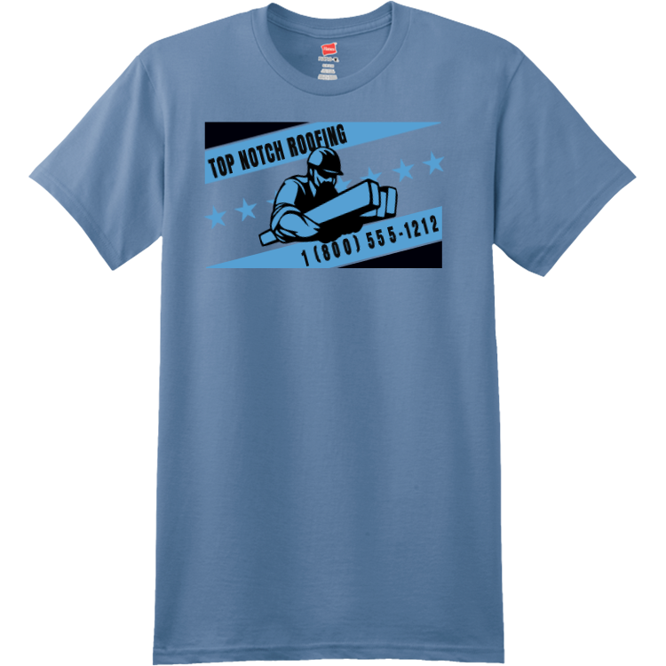 Top Notch Roofing 1 (800) 5551212 Roofing Tshirts