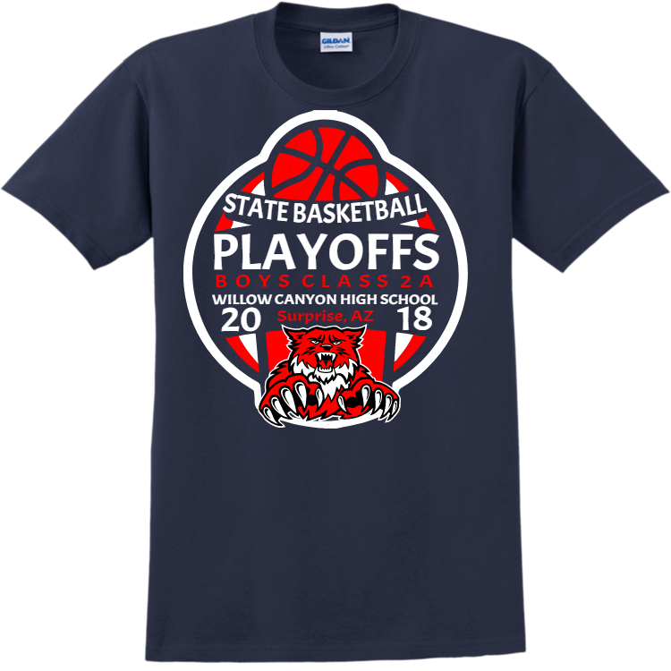 Wildcats Basketball Playoffs - Basketball T-shirts