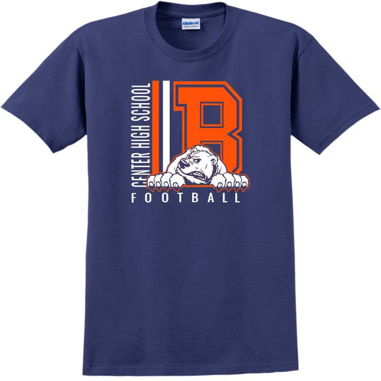 Center High School Football - Teamwear T-shirts