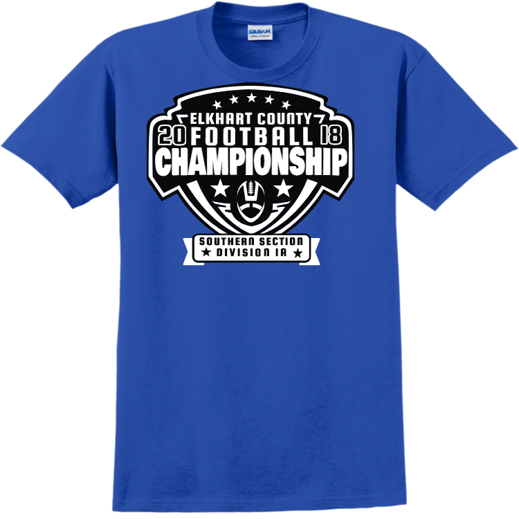 Design a cool t-shirt for a middle school football championship team., T- shirt contest