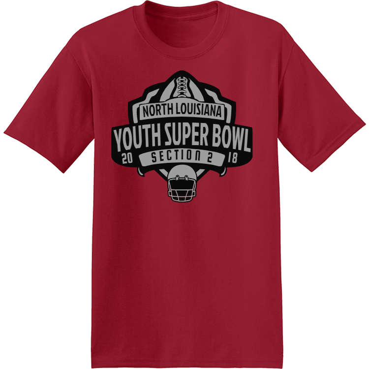 youth football super bowl shirts