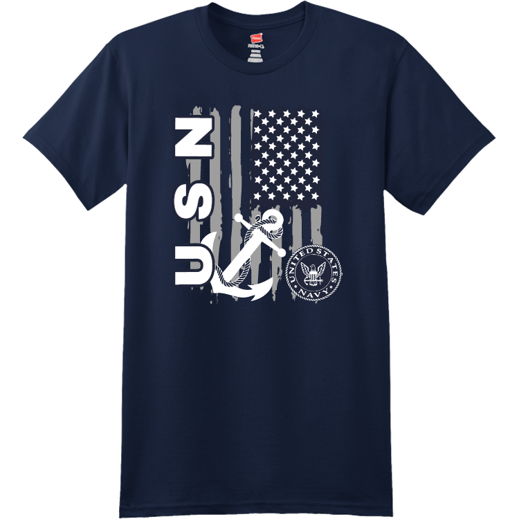 navyshirtdesignsMen's 100 Cotton TShirts Hanes 4980