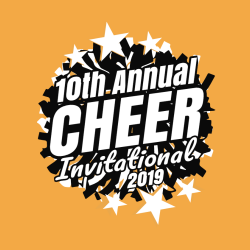 10th Annual Cheer Invitational 2019 - Cheerleading T-shirts