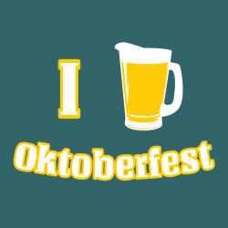 I Love Oktoberfest Beer T Shirts