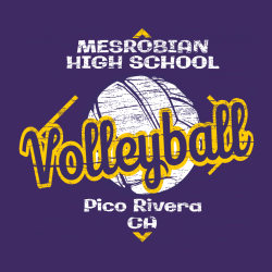 Mesrobian Volleyball High School Pico Rivera Ca - Volleyball T-shirts